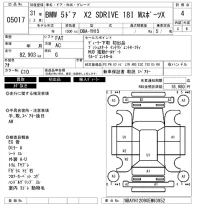 BMW X2 лот № 5017 оценка 4  с аукциона в Японии 6