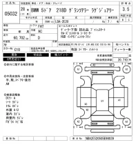 BMW 2-Series лот № 5032 оценка 3.5  с аукциона в Японии 6