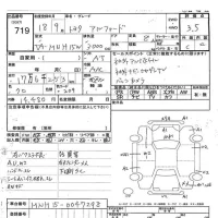Toyota ALPHARD лот № 719 оценка 3.5  с аукциона в Японии 8