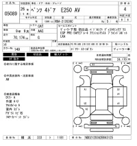 Mercedes-Benz E CLASS лот № 5089 оценка 4  с аукциона в Японии 6