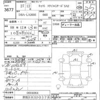Daihatsu Cast лот № 3677 оценка 3.5  с аукциона в Японии 7