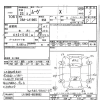 Daihatsu MOVE лот № 1061 оценка 3  с аукциона в Японии 7