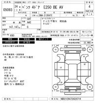 Mercedes-Benz E CLASS лот № 5093 оценка 4  с аукциона в Японии 6
