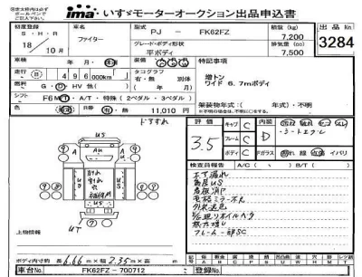 Mitsubishi FUSO FIGHTER  с аукциона в Японии