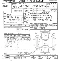 Nissan ELGRAND лот № 3638 оценка R  с аукциона в Японии 7