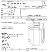 Mitsubishi CANTER лот № 23 оценка R  с аукциона в Японии 9