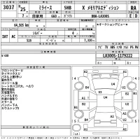 Daihatsu MIRA E S лот № 3037 оценка RA  с аукциона в Японии 2