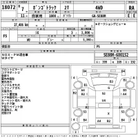 Mazda BONGO лот № 18072 оценка RA  с аукциона в Японии 2