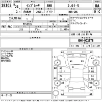 Subaru IMPREZA лот № 18102 оценка RA  с аукциона в Японии 2