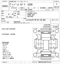 Mercedes-Benz C CLASS WAGON лот № 20083 оценка 3  с аукциона в Японии 4