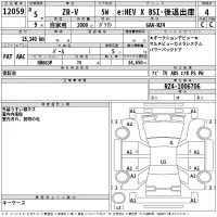 Honda ZR-V лот № 12059 оценка 4  с аукциона в Японии 2