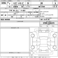Daihatsu HIJET VAN лот № 3096 оценка S  с аукциона в Японии 2