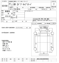 Nissan UD SERIES лот № 3109 оценка 3  с аукциона в Японии 5