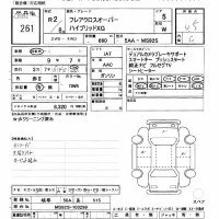 Mazda FLAIR лот № 261 оценка 4.5  с аукциона в Японии 8