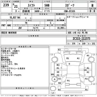 Suzuki SWIFT лот № 239 оценка R  с аукциона в Японии 2