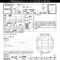 Toyota KLUGER лот № 30006 оценка 3.5  с аукциона в Японии 8