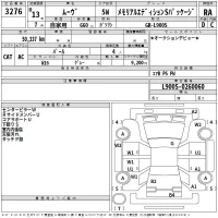 Daihatsu MOVE лот № 3276 оценка RA  с аукциона в Японии 2