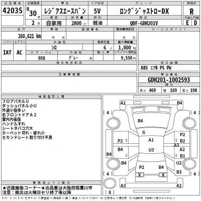 Toyota REGIUS ACE VAN  с аукциона в Японии