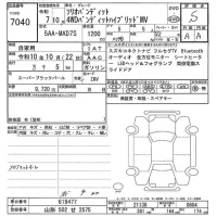 Suzuki SOLIO лот № 7040 оценка S  с аукциона в Японии 3