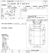 Mitsubishi CANTER лот № 1291 оценка 3  с аукциона в Японии 10