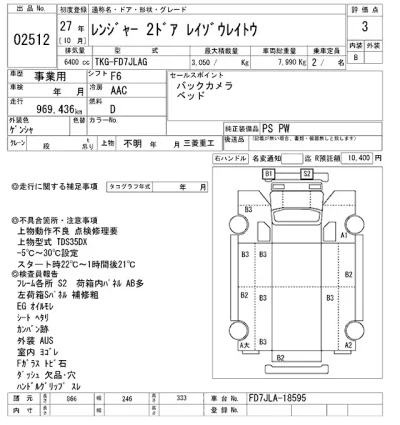Hino RANGER  с аукциона в Японии