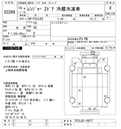 Hino RANGER  с аукциона в Японии