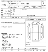 Mitsubishi CANTER лот № 1303 оценка R  с аукциона в Японии 10