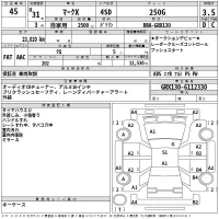 Toyota MARK X лот № 45 оценка 3.5  с аукциона в Японии 2