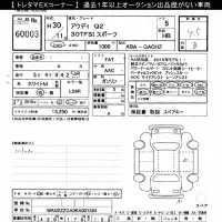 Audi Q2 лот № 60003 оценка 4.5  с аукциона в Японии 8