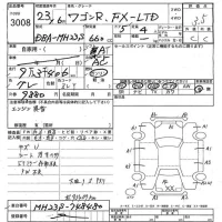 Suzuki WAGON R лот № 3008 оценка 3.5  с аукциона в Японии 2