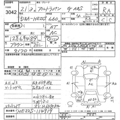 Suzuki ALTO LAPIN  с аукциона в Японии