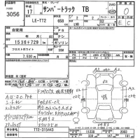 Subaru SAMBAR лот № 3056 оценка   с аукциона в Японии 2