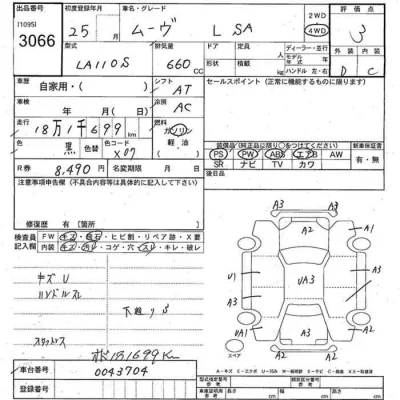 Daihatsu MOVE  с аукциона в Японии