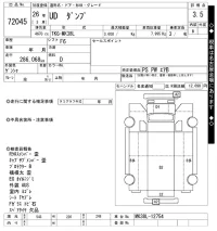 Nissan UD SERIES лот № 72045 оценка 3.5  с аукциона в Японии 7