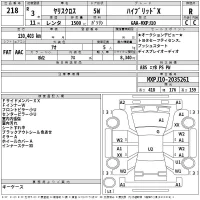 Toyota YARIS CROSS лот № 218 оценка R  с аукциона в Японии 2