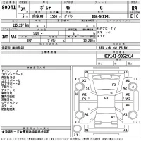Toyota PORTE лот № 80041 оценка RA  с аукциона в Японии 2