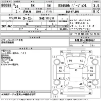 Lexus RX лот № 80088 оценка 3.5  с аукциона в Японии 2