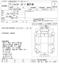 Mitsubishi CANTER лот № 1551 оценка 3  с аукциона в Японии 9