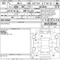 Toyota COROLLA лот № 311 оценка RA  с аукциона в Японии 2