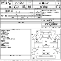 Toyota DYNA лот № 63518 оценка 3  с аукциона в Японии 2