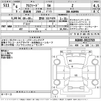 Toyota ALPHARD лот № 511 оценка 4.5  с аукциона в Японии 2