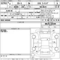 Mazda CX-3 лот № 12761 оценка 5  с аукциона в Японии 2