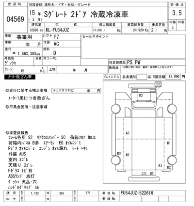 Mitsubishi SUPER GREAT  с аукциона в Японии
