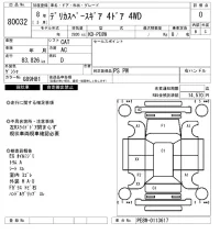 Mitsubishi DELICA лот № 80032 оценка 0  с аукциона в Японии 3