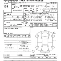 Toyota COROLLA CROSS лот № 151 оценка R  с аукциона в Японии 9