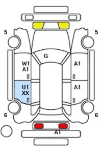 Audi Q3 лот № 36025 оценка 4.5  с аукциона в Японии 10