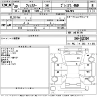 Subaru FORESTER лот № 32018 оценка R  с аукциона в Японии 2