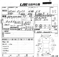 Honda GRACE лот № 5033 оценка 3.5  с аукциона в Японии 1