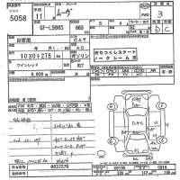 Daihatsu MOVE лот № 5058 оценка 3  с аукциона в Японии 9