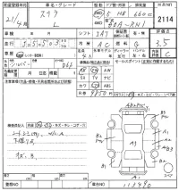 Subaru STELLA лот № 2114 оценка 3.5  с аукциона в Японии 2